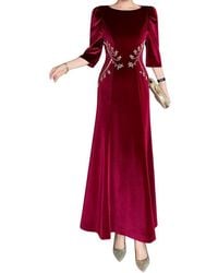 BRC By BURRYCO - Embellished Maxi Dress - Lyst