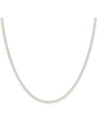 Lab Grown Diamonds - 14K 10.00 Ct. Tw. Lab-Grown Diamond Necklace - Lyst
