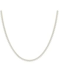Lab Grown Diamonds - 14K 10.00 Ct. Tw. Lab-Grown Diamond Necklace - Lyst