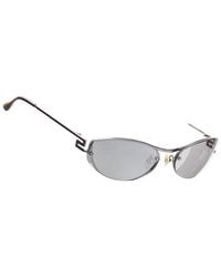 Versace - Greca Leg Futuristic Oval Sunglasses (Authentic Pre-Loved) - Lyst
