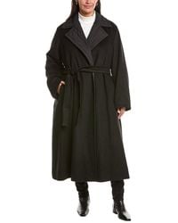 Marina Rinaldi - Plus Capanna Reversible Wool Coat - Lyst