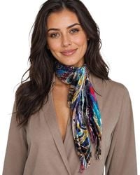 Blue Pacific - Vintage Patchwork Silk-Blend Neckerchief - Lyst