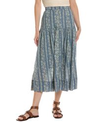 The Great - The Boating Maxi Skirt - Lyst