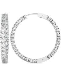 Lab Grown Diamonds - 14K 7.00 Ct. Tw. Lab-Grown Diamond Earrings - Lyst