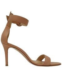 Gianvito Rossi - Leather Portofino Sandal (Authentic Pre-Loved) - Lyst