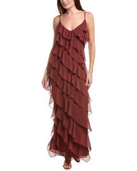AREA STARS - Riza Ruffle Dress - Lyst
