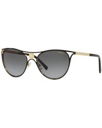 Versace Ve2237 57mm Polarized Sunglasses - Black