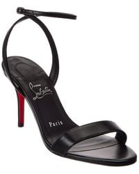 Christian Louboutin - Miss Z 80 Leather Sandal - Lyst