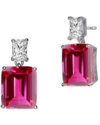 Genevive Jewelry - Silver Earrings - Lyst