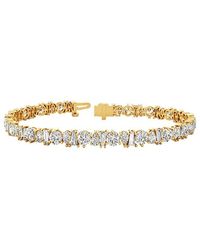 Lab Grown Diamonds - 14K 11.72 Ct. Tw. Lab-Grown Diamond Tennis Bracelet - Lyst