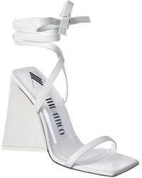 The Attico - Isa Vinyl & Leather Sandal - Lyst