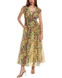 Diane von Furstenberg - Gillian Silk-Blend Maxi Dress - Lyst