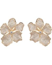Eye Candy LA - Cz Harper Flower Dangle Earrings - Lyst
