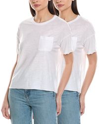 James Perse - Set Of 2 Pocket T-Shirt - Lyst