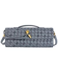 Tiffany & Fred Paris - Hand-Woven Leather Clutch Bag - Lyst