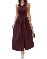 Olivia Taylor - Shirt Maxi Dress - Lyst