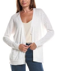 Eileen Fisher - Linen-Blend Cardigan - Lyst