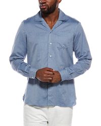 Isaia - Camp Collar Shirt - Lyst