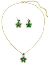 Eye Candy LA - Cz Necklace & Earring Set - Lyst