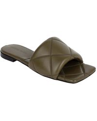 Bottega Veneta - Lambskin Rubber Lido Slide (Authentic Pre-Loved) - Lyst