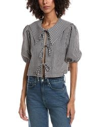 MEIVEN - Seersucker Blouse - Lyst