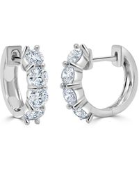Sabrina Designs - 14k 1.45 Ct. Tw. Diamond Huggie Earrings - Lyst