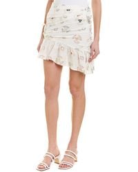 A.L.C. Avalon Mini Skirt - White