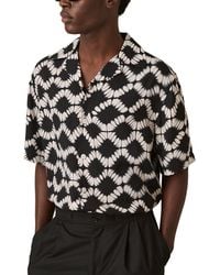 Reiss - Makarb Abstract Floral Print Shirt - Lyst