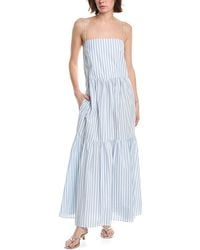 Rag & Bone - Leilah Stripe Poplin Maxi Dress - Lyst