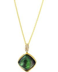 Le Vian - Le Vian 14K 5.46 Ct. Tw. Diamond & Quartz Random Cuts Pendant Necklace - Lyst