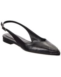 Isabel Marant - Branee Leather Slingback Ballet Flat - Lyst