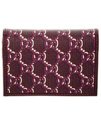 Gucci - Medium Gg Shadow Canvas & Leather Wallet - Lyst