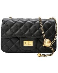 Tiffany & Fred Paris - Quilted Sheepskin Leather Crossbody - Lyst