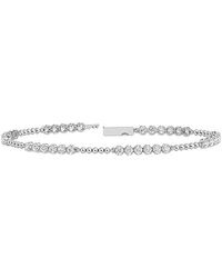 Lab Grown Diamonds - 14K 1.96 Ct. Tw. Lab-Grown Diamond Tennis Bracelet - Lyst