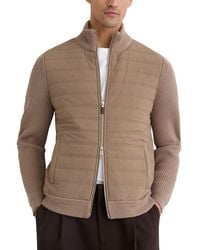 Reiss - Townsend Zip Through F Sweater - Lyst
