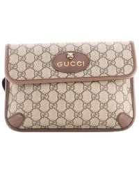 Gucci - Gg Coated Canvas Neo Flap Belt Bag (Authentic Pre-Loved) - Lyst