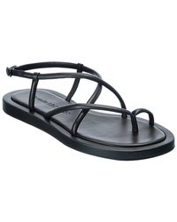 Alexander McQueen - Strappy Leather Sandal - Lyst