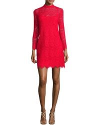 julia jordan lace sheath dress