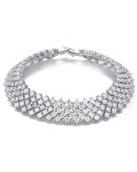 Genevive Jewelry - Cz Bracelet - Lyst