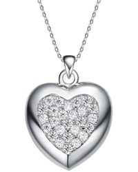 Genevive Jewelry - Silver Pendant Necklace - Lyst