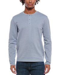 Vince - Double Face Pique Henley - Lyst