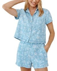 Bella Dahl - Pocket Button-Down Shirt - Lyst