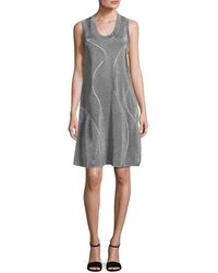 M Missoni Abito Scoopneck Dress - Metallic