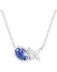 Gregg Ruth - 14K 0.57 Ct. Tw. Diamond & Sapphire Pendant - Lyst