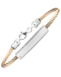 Gemstones - 0.01 Ct. Tw. Diamond Bangle - Lyst