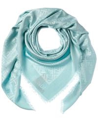 Fendi - Ff Motif Wool & Silk-Blend Scarf - Lyst