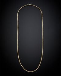 Italian Gold - 14k Rope Chain Necklace - Lyst