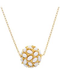 Kenneth Jay Lane - Plated Pendant Necklace - Lyst