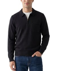 Vince - Wool & Cashmere-Blend 1/4-Zip Polo Sweater - Lyst