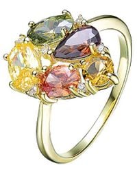 Genevive Jewelry - 14k Over Silver Ring - Lyst